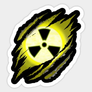 Radiation Radioactive Nuclear Science Gifts Sticker